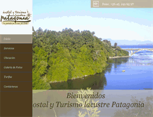 Tablet Screenshot of cabanaspatagonia.cl